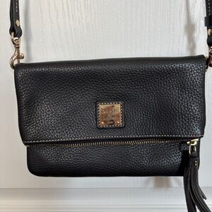 Dooney & Bourke Black Leather Crossbody Bag